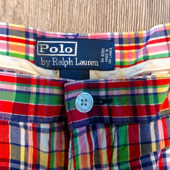 Men's Ralph Lauren plaid shorts - Picture 2 of 3